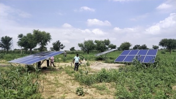 solar water pump by shree Laxminath solar power