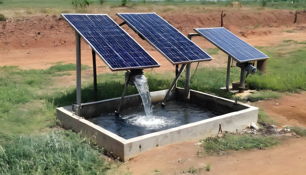 solar water motor pump by shree laxmianth solar power