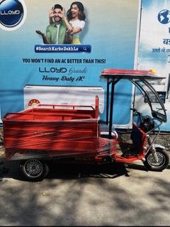 E rickshaw magic by shree laxminath solar power