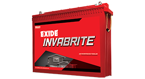 EXIDE INVABRITE BATTERY BY SHREE LAXMIANTH SOLAR POWER